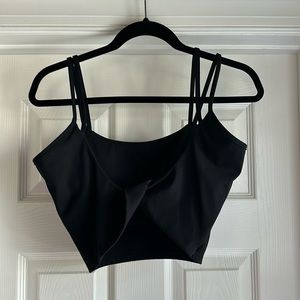 Padded Backless Yoga Crop Tank Top Twist
Back Cami